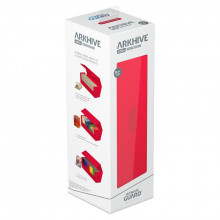 Pudełko Ultimate Guard Arkhive 400+ XenoSkin Monocolor Czerwone
