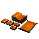 Pudełko Gamegenic Games Lair Convertible 600+ Czarno-Pomarańczowe