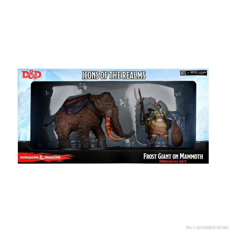 D&D Icons of the Realms Miniatures: Snowbound Premium Set - Frost Giant and Mammoth